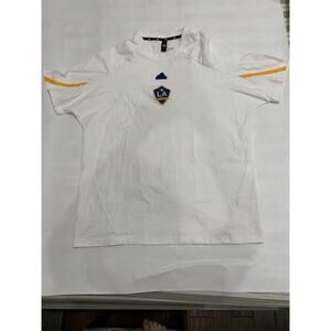 Adidas LA galaxy Designef For gameday Travel Tee. Size XL